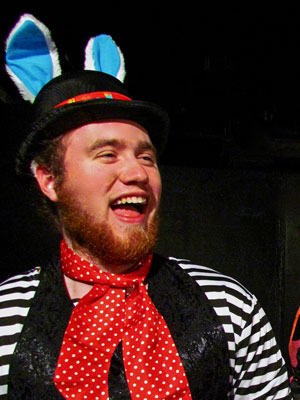 Musical Theatre student performing on stage.